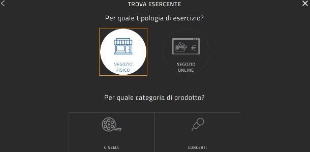 Acquisti presso negozi fisici con 18app