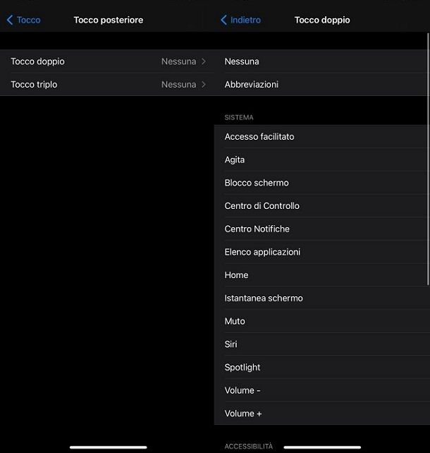 Come impostare il doppio tocco su iPhone