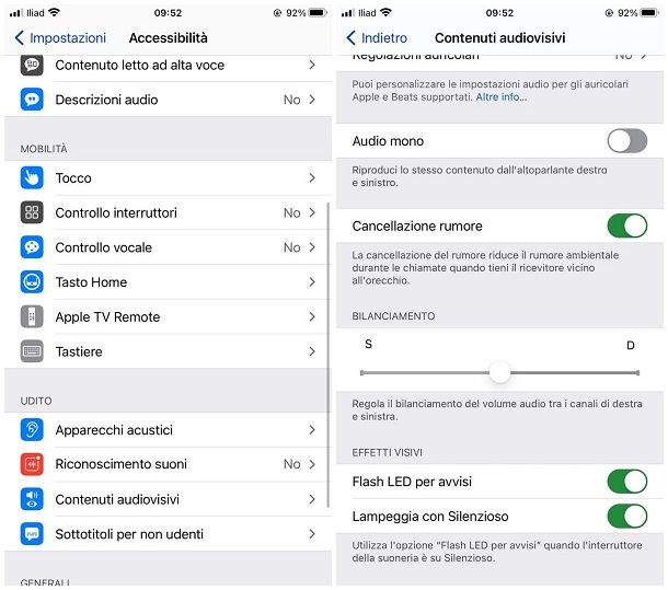 Come togliere il flash dalle notifiche iPhone