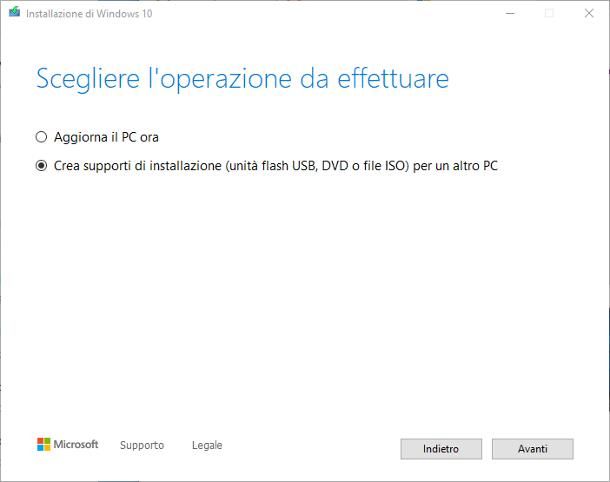 Come formattare un PC Windows 10 con USB