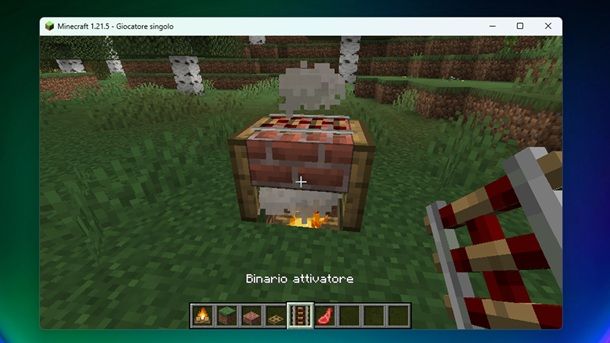 Binario attivatore Minecraft