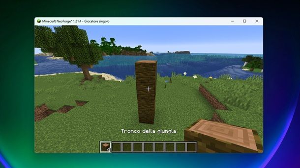 Tronco della giungla Minecraft