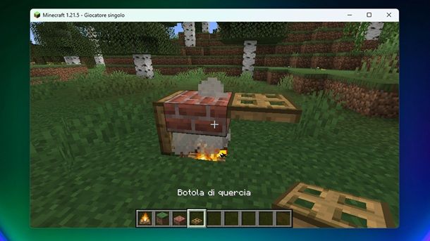 Botola di quercia Minecraft