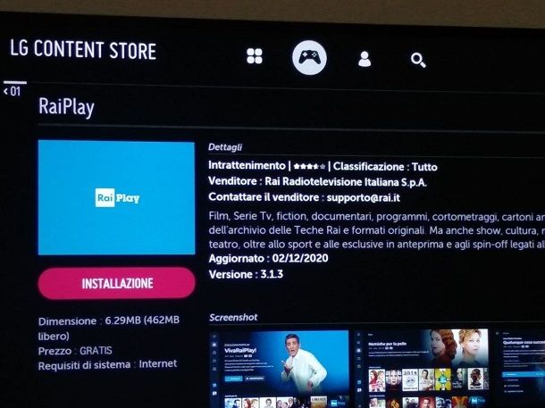 Come accedere a RaiPlay dallo Smart TV