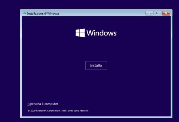 Come formattare un PC Windows 10 con USB