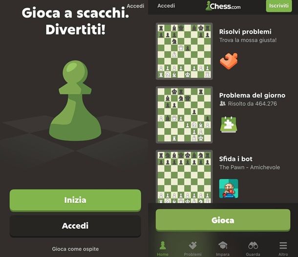 Scacchi contro computer su iPhone e iPad