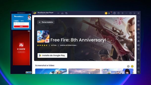 Come scaricare Free Fire su PC BlueStacks
