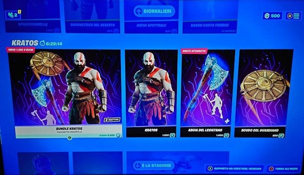 Come sbloccare Kratos su Fortnite