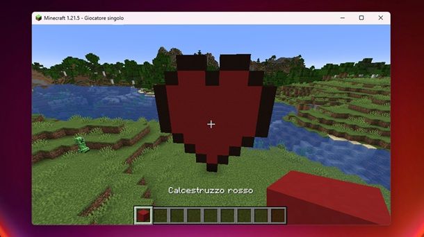 Cuore finito Minecraft Java