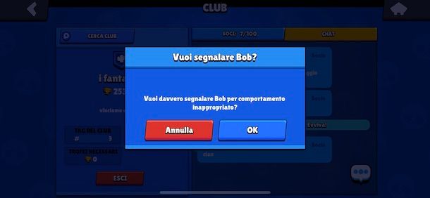 Segnalare un giocatore su Brawl Stars