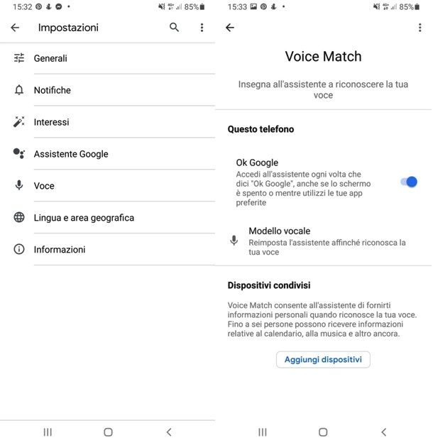 Google Assistant su Android