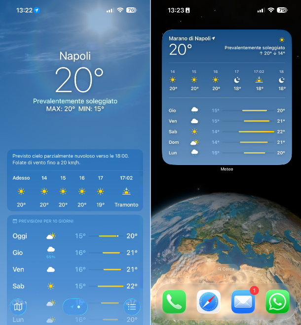 Meteo iPhone