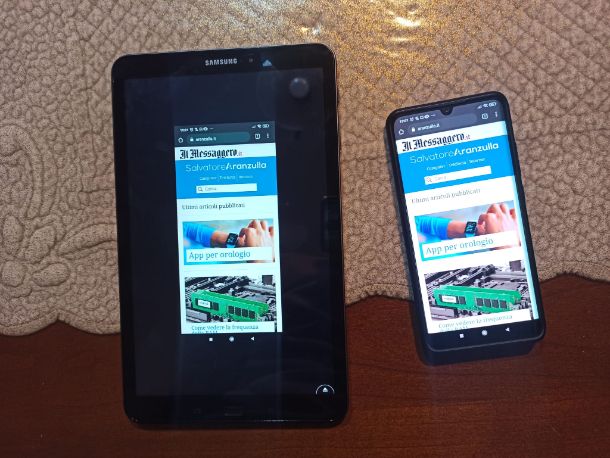 Mirroring Telefono Tablet aranzulla.it