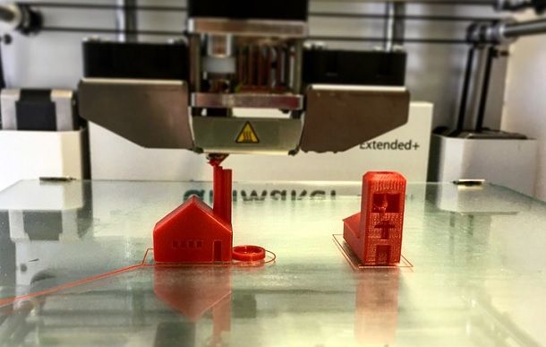 Stampante 3D in azione