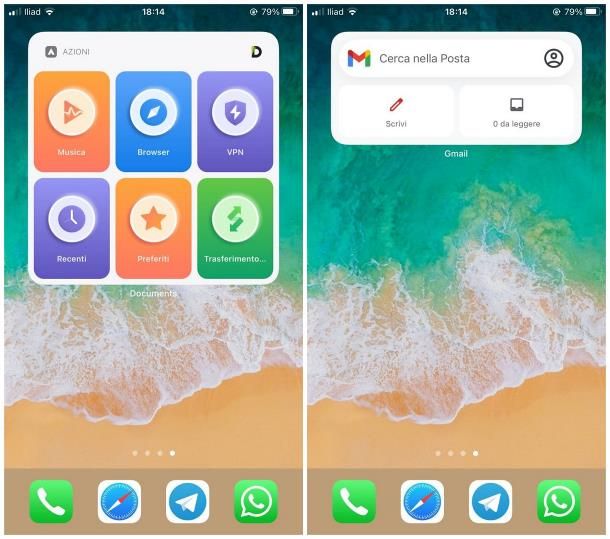 Migliori widget iOS: produttività