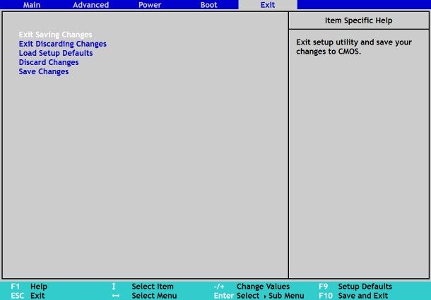 Come uscire dal BIOS