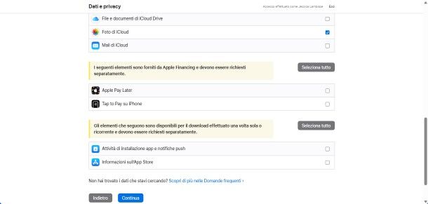Come archiviare foto su iCloud