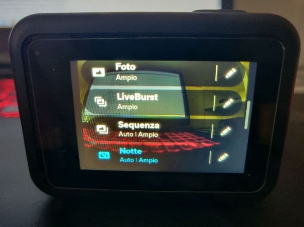 gopro modalità notte
