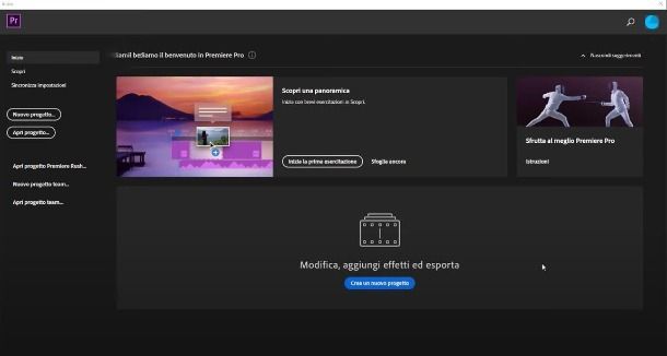 invertire video su premiere pro