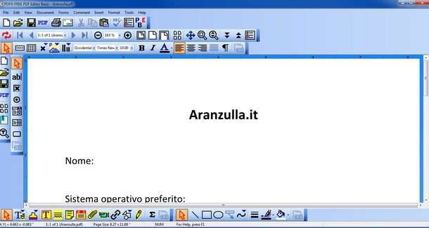 Aprire e modificare un file PDF con PDFill