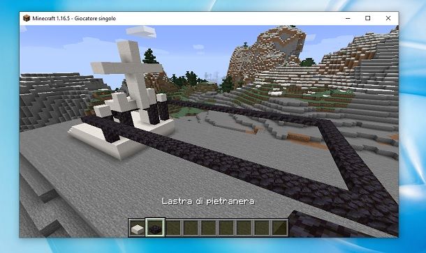 Pietranera retro Minecraft