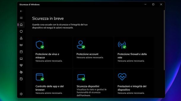 Sicurezza di Windows 11