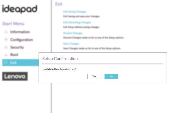 Come uscire dal BIOS