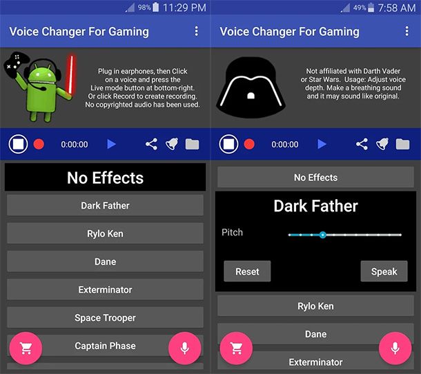 Come modificare voce ps4 con android