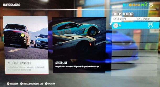 Speedlist Need for Speed Payback