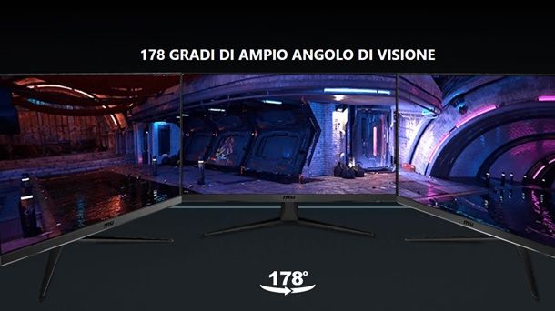 Angoli visione monitor gaming