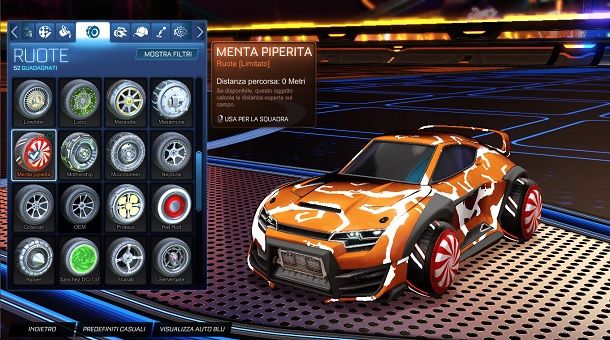 Utilizzare oggetti Rocket League