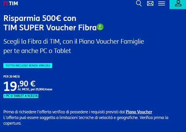Come ottenere il bonus PC TIM