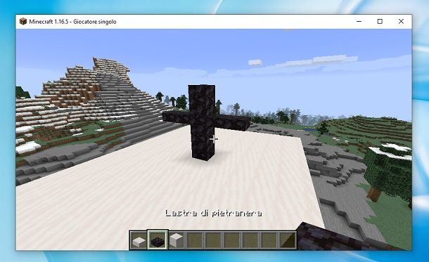 Croce tetto Chiesa Minecraft