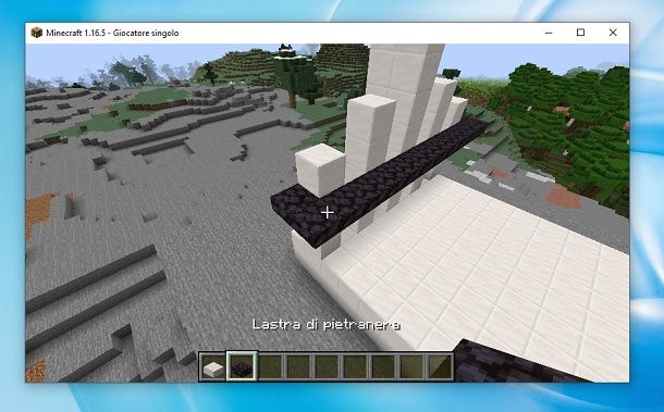 Lastra di pietranera Minecraft