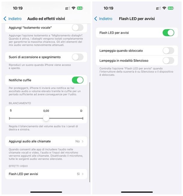 Come mettere il flash alle notifiche
