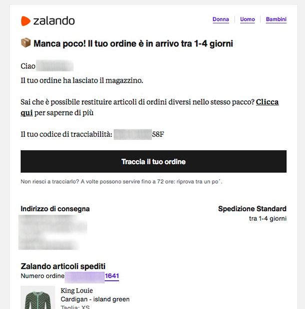 Come rintracciare un pacco Zalando