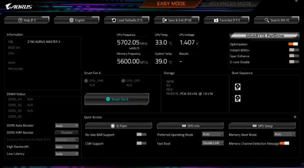 Come uscire dal BIOS