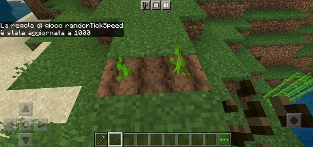 Velocizzare il tempo Minecraft PE