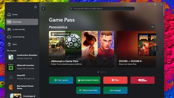 Come gestire i giochi Xbox su PC