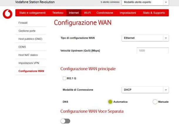 Come trasformare la Vodafone Station in ripetitore WiFi