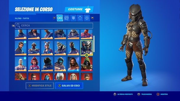 Skin Predator Fortnite