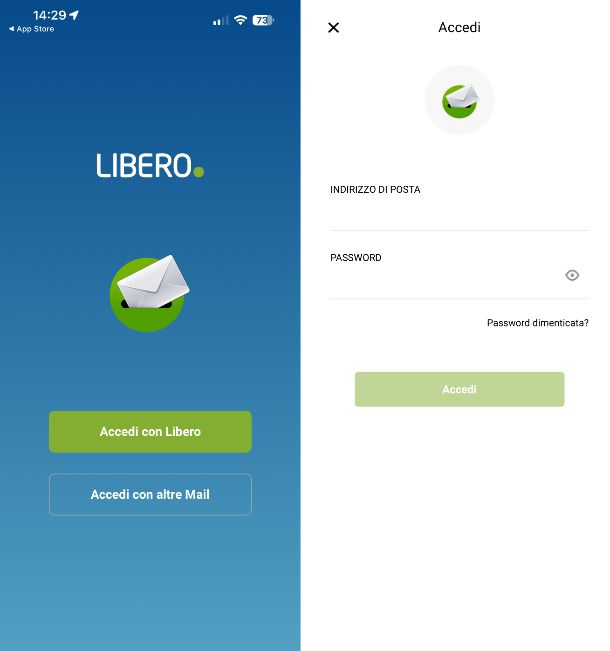 Libero mail app