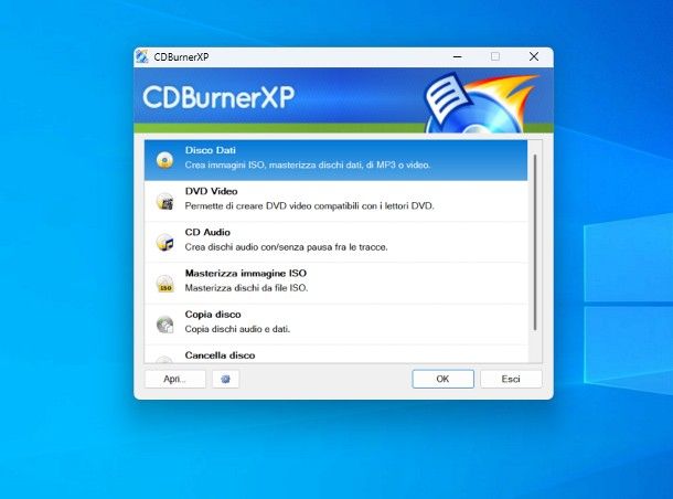 Come masterizzare con Windows 10