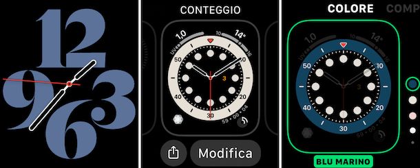 Cambiare quadrante Apple Watch