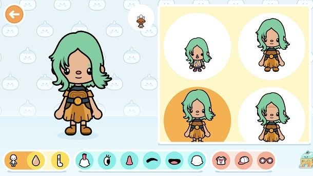 Toca World creare un personaggio