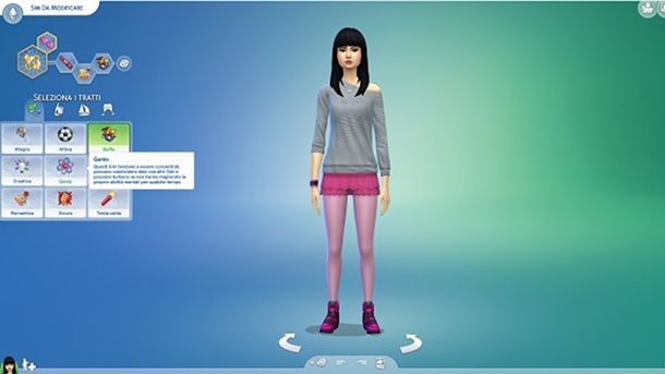 Modifica personaggio The Sims 4 avanzata