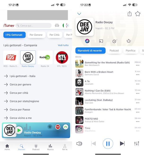 myTuner Radio Italia