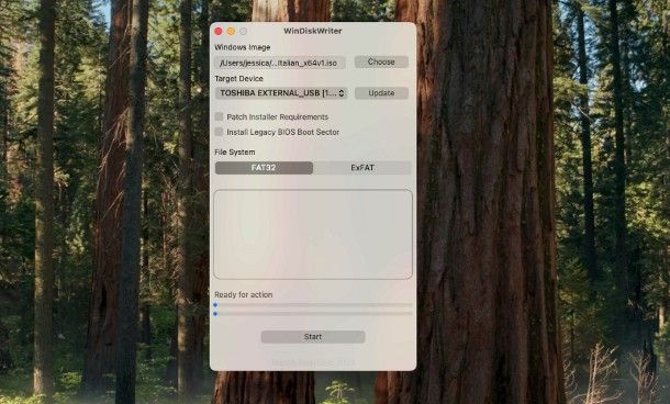 masterizzare ISO su USB con Mac