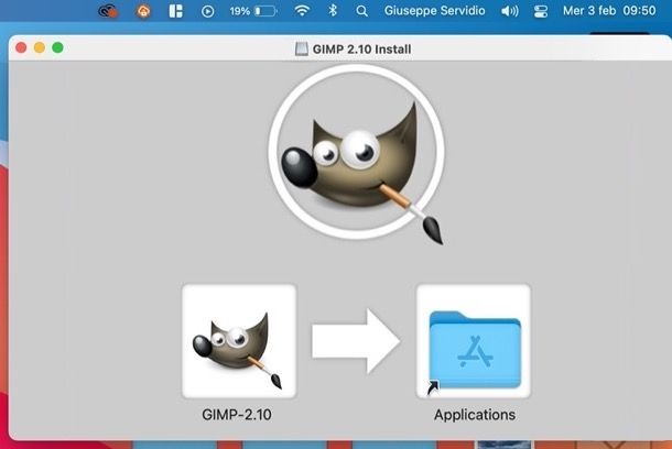 Installazione di GIMP