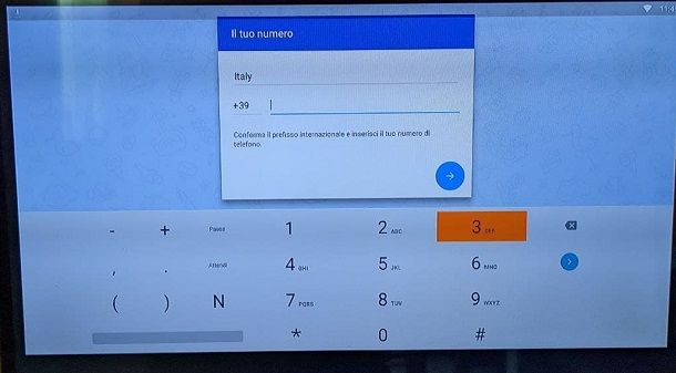 Codice sicurezza Telegram Android TV Box